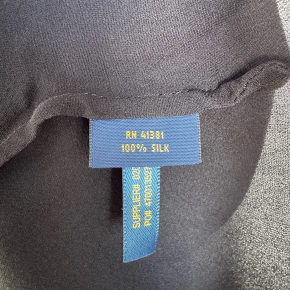 Polo Ralph Lauren 100% Silk High Low Tank Size XL - Picture 5 of 5